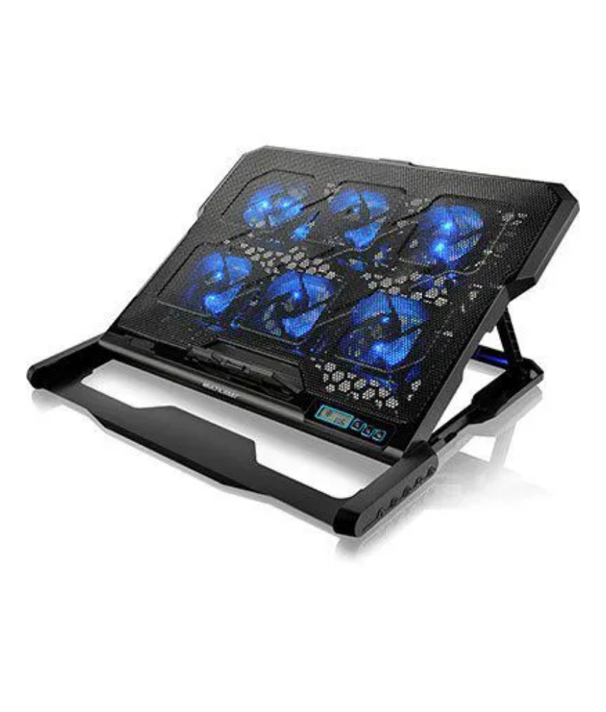 Base Para Notebook Multilaser Com 6 Coolers + 2 USBs Led Azul AC282 ...